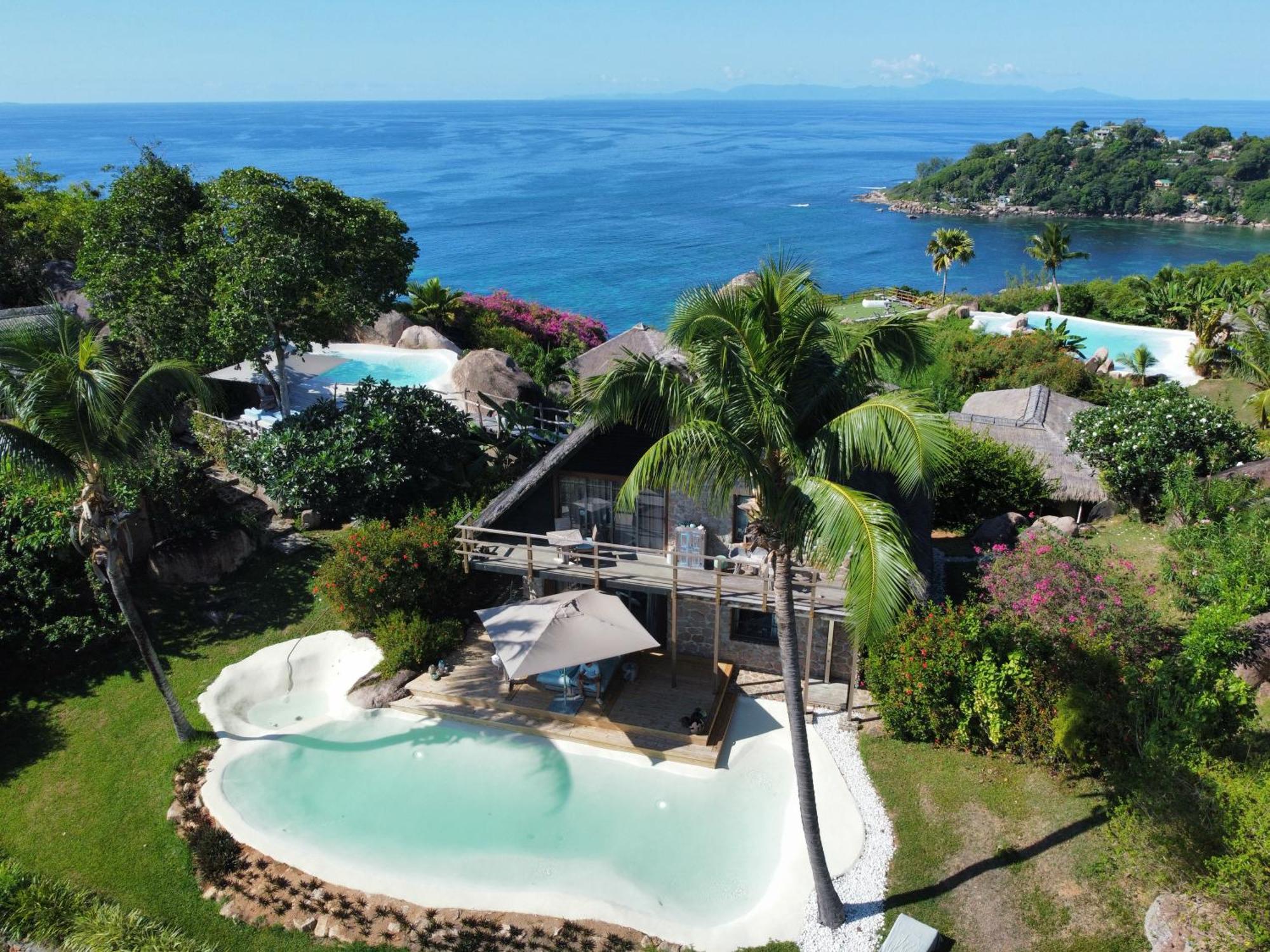 Chateau De Feuilles & Spa - Praslin Island Baie Sainte Anne Dış mekan fotoğraf